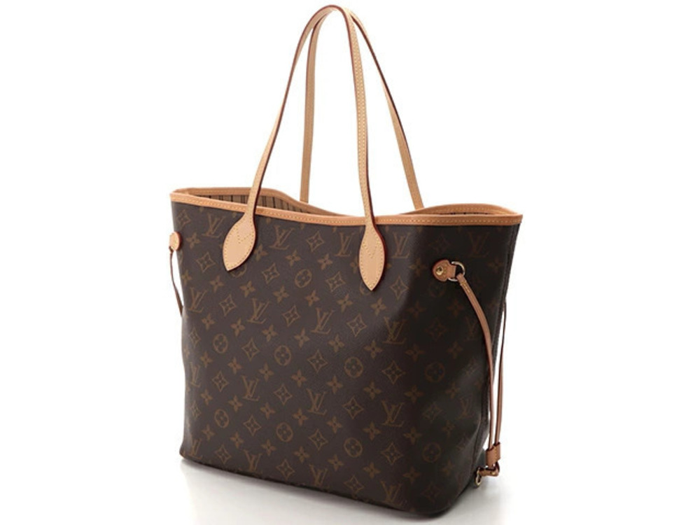 Louis Vuitton Tote Bag Neverfull Beige Cream Monogram Tan Cream